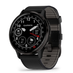 Reloj Garmin Venu® 3 negro con correa de piel y otra extra, 010-02784-52.
