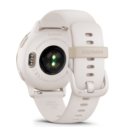 Reloj Garmin vívoactive 5 blanco con detalles dorados, 010-02862-11.