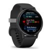 Reloj Garmin Vivoactive® 5 negro con bisel de aluminio, 010-02862-10.