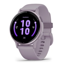 Reloj Garmin vívoactive® 5 en lila y bisel de aluminio, 010-02862-13.