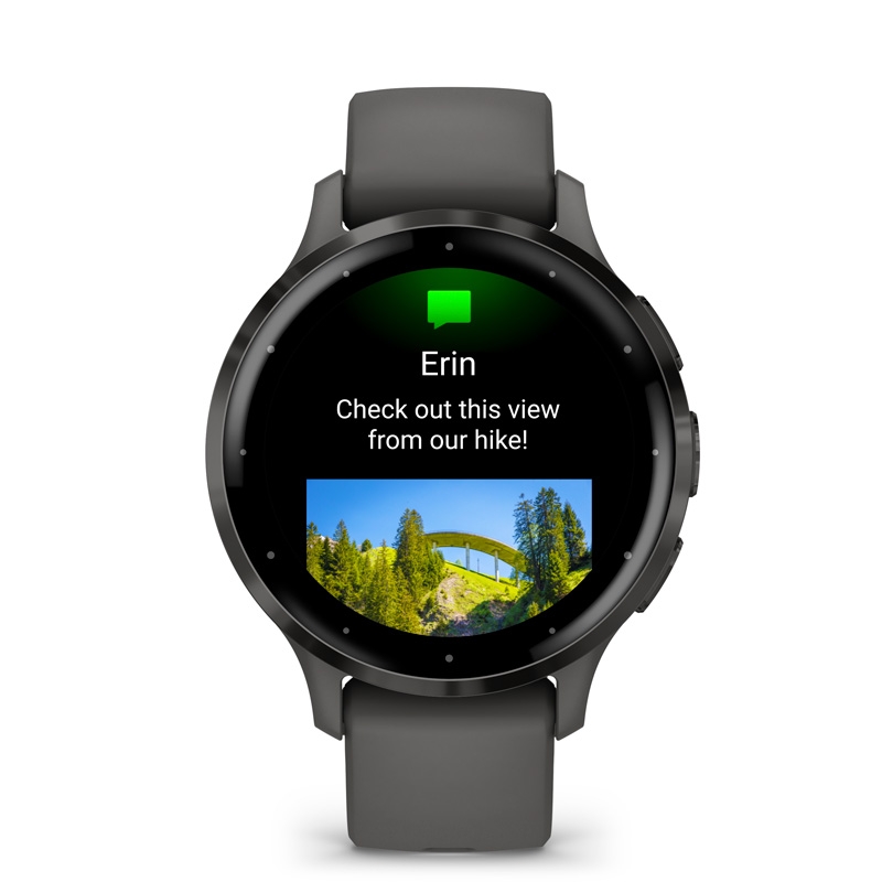 Reloj Garmin Venu® 3S en gris con bisel de acero gris, 010-02785-00. Reloj Garmin Venu® 3S en gris con bisel de acero gris, 010-02785-00.
