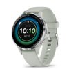 Reloj Garmin Venu® 3S en verde con bisel de acero, 010-02785-01.