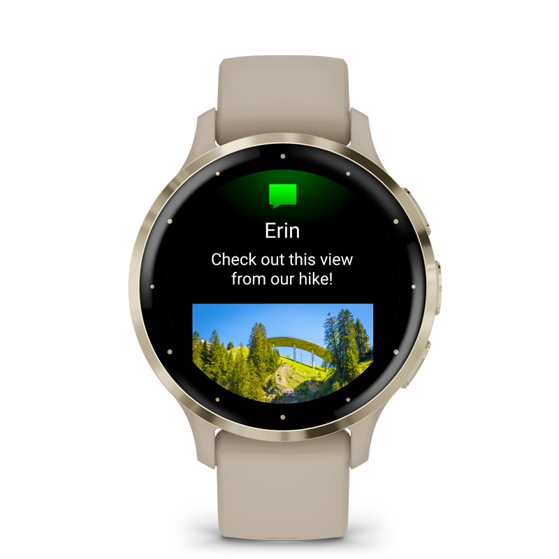 Reloj Garmin Venu® 3S en beige gold con bisel dorado, 010-02785-02. Reloj Garmin Venu® 3S en beige gold con bisel dorado, 010-02785-02.
