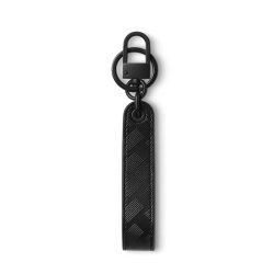 Llavero Montblanc Extreme 3.0 en negro con piel, 129983.