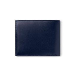 Cartera Montblanc Meisterstück para 6 tarjetas en piel azul, 131692.