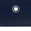 Cartera Montblanc Meisterstück para 4 tarjetas en piel azul, 131693.