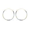 Aros de plata dorada y cuentas multicolor Bubha de Luxenter, EXA496YC20.