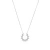 Colgante de plata rodiada con circonitas Shiji de Luxenter, NZ03000.