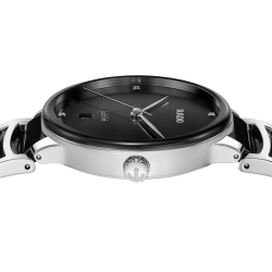 Reloj Rado Centrix Diamonds en acero y cerámica negra, R30021712.