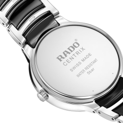 Reloj Rado Centrix Diamonds en acero y cerámica negra, R30021712.