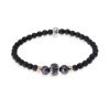 Pulsera elástica con hematíe Aleska de Platadepalo, WB270N.