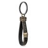 Llavero para hombre en piel, plata y bronce, Atik de Platadepalo, MK4B.
