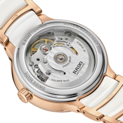 Reloj Rado Centrix Automatic Diamonds de mujer en blanco y rosé, R30037744.