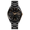 Reloj Rado HyperChrome automático cerámica negra y detalles rosados R32252162.