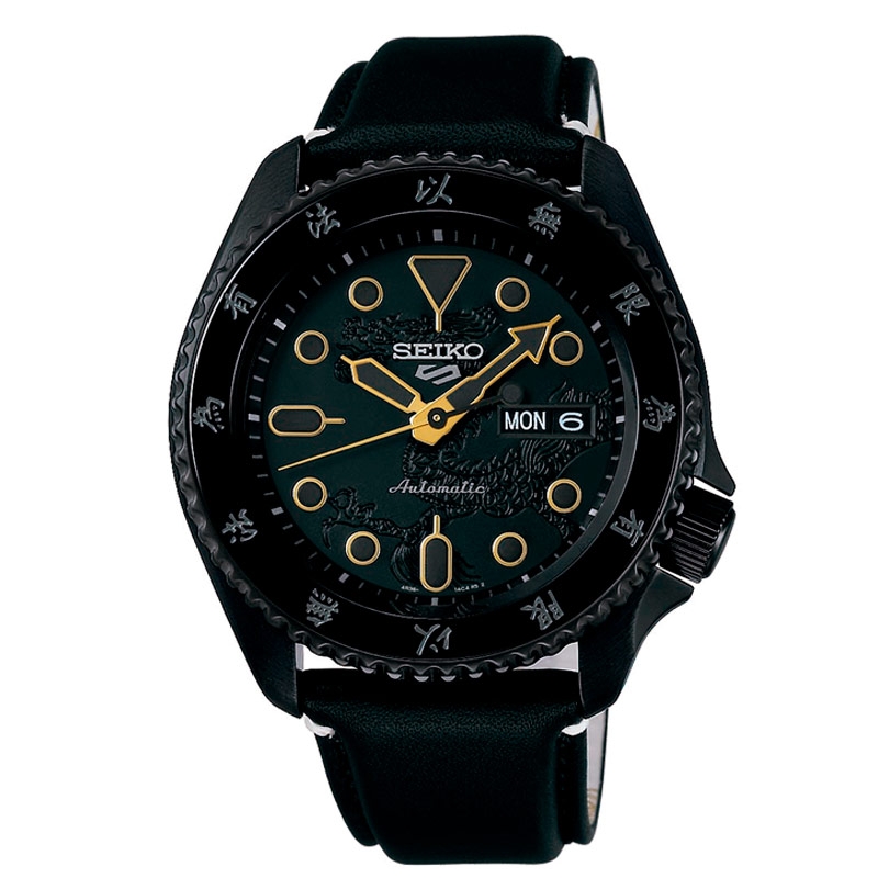 Reloj Seiko 5 Sports edición limitada Bruce Lee en negro, SRPK39K1.