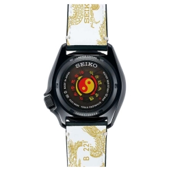 Reloj Seiko 5 Sports edición limitada Bruce Lee en negro, SRPK39K1.