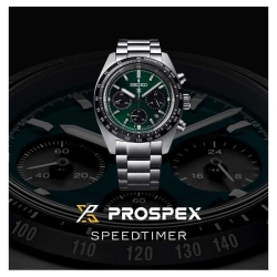 Reloj Seiko Prospex Speedtimer Solar Chrono con esfera verde, SSC933P1.