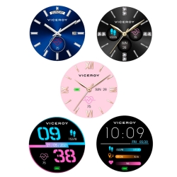 Reloj inteligente Viceroy SmartPro de mujer bicolor rosado, 401152-40.