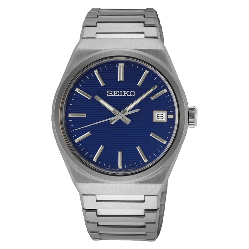 Reloj Seiko de hombre en acero con esfera azul, SUR555P1.