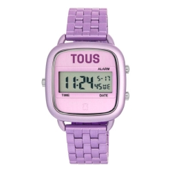 Reloj Tous D-Logo mujer digital, aluminio de color malva, 300358001.