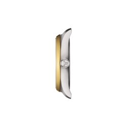 Reloj Tissot PR 100 de mujer con bisel dorado, T1502102103100.