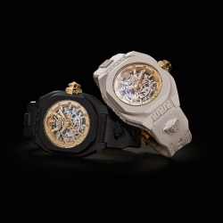 ⇨ Reloj Versace V-Legend Skeleton negro y caja de cerámica, VE7L00123.