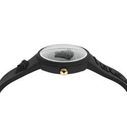 Reloj Versace Medusa Pop en negro con bolsito de regalo, VE6G00223.