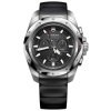 Reloj Victorinox INOX Chrono en acero y esfera negra, V241983.