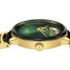 Reloj Rado Centrix automático Open Heart y esfera verde, R30008302.