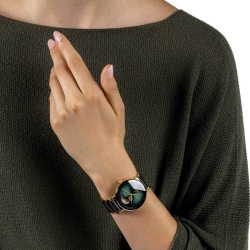 Reloj Rado Centrix automático Open Heart y esfera verde, R30008302.