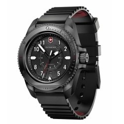 Reloj Victorinox Journey 1884 de hombre en negro y correa silicona, V241982.