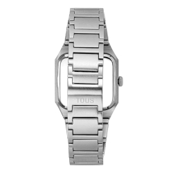 Reloj Tous Karat Squared en aluminio con circonitas en bisel, 300358051.
