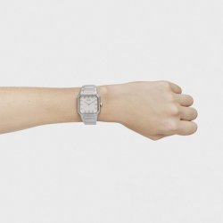 Reloj Tous Karat Squared en aluminio con circonitas en bisel, 300358051.