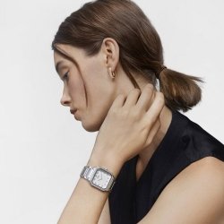 Reloj Tous Karat Squared en aluminio con circonitas en bisel, 300358051.
