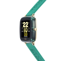 Reloj inteligente Tous D-Connect con correa de silicona verde, 300358081.