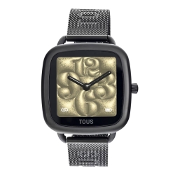 Reloj inteligente Tous D-Connect de mujer negro con malla, 300358084.