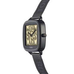 Reloj inteligente Tous D-Connect de mujer negro con malla, 300358084.