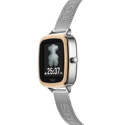 Reloj inteligente Tous D-Connect unisex en acero y rosé, 300358085.