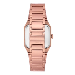 Reloj Tous Karat Squared en aluminio rosado y circonitas, 300358050.