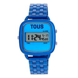 Reloj Tous D-Logo digital con brazalete en color azul, 300358002.