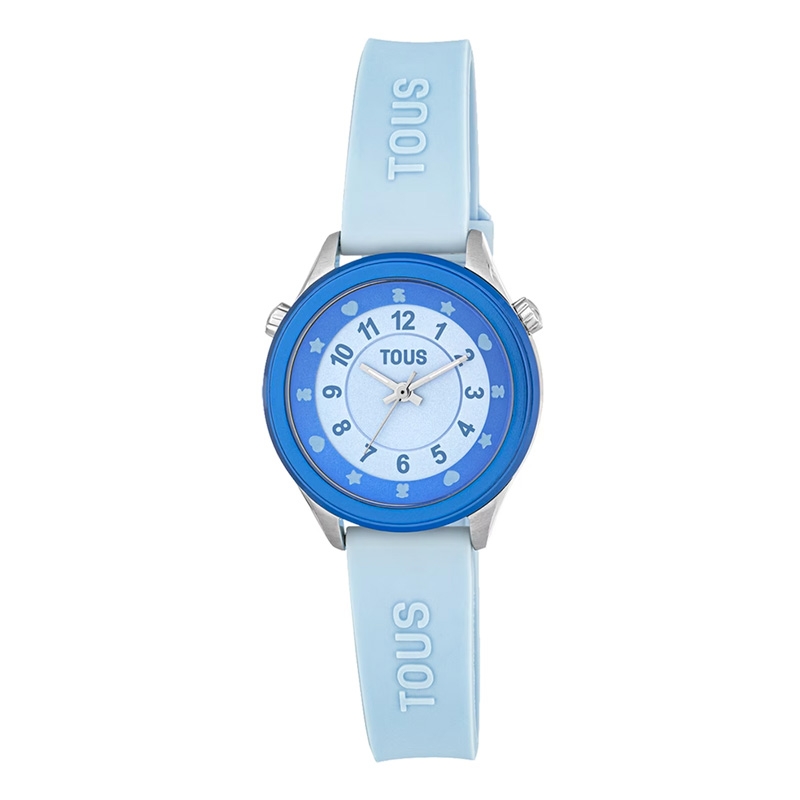 Reloj Tous Mini Self Time para chicas en celeste, 200358052.