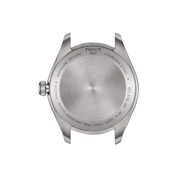 Reloj Tissot PR 100 en acero con esfera celeste, 34 mm, T1502101135100.