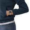 Reloj Tissot Seastar 1000 bicolor, esfera negra y 36 mm, T1202102205100.