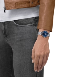 Reloj Tissot EveryTime acero esfera azul 34 mm, T1432101104100.