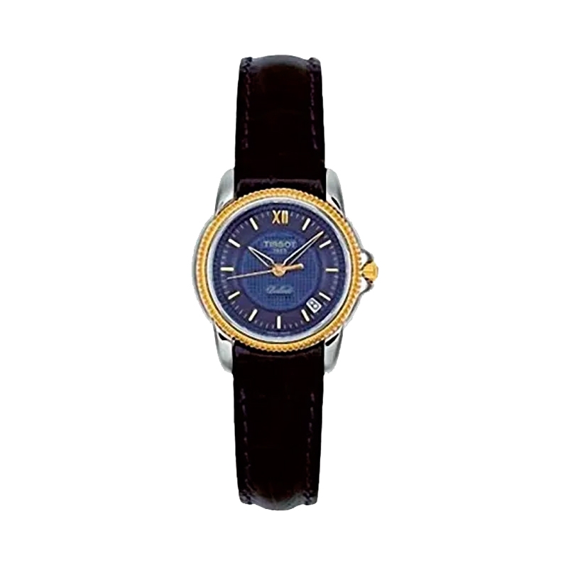 Reloj Tissot mujer descatalogado caja bicolor y esfera azul T46213143.