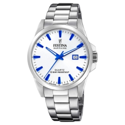 Reloj Festina Swiss Made de hombre con detalles en azul, F20024/5.