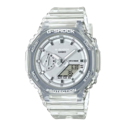 Reloj G-Shock Serie GMA-S transparente y plateado, GMA-S2100SK-7AER.