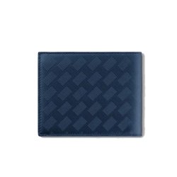 Cartera Montblanc Extreme 3.0 en piel azul para 6 tarjetas, 198063.