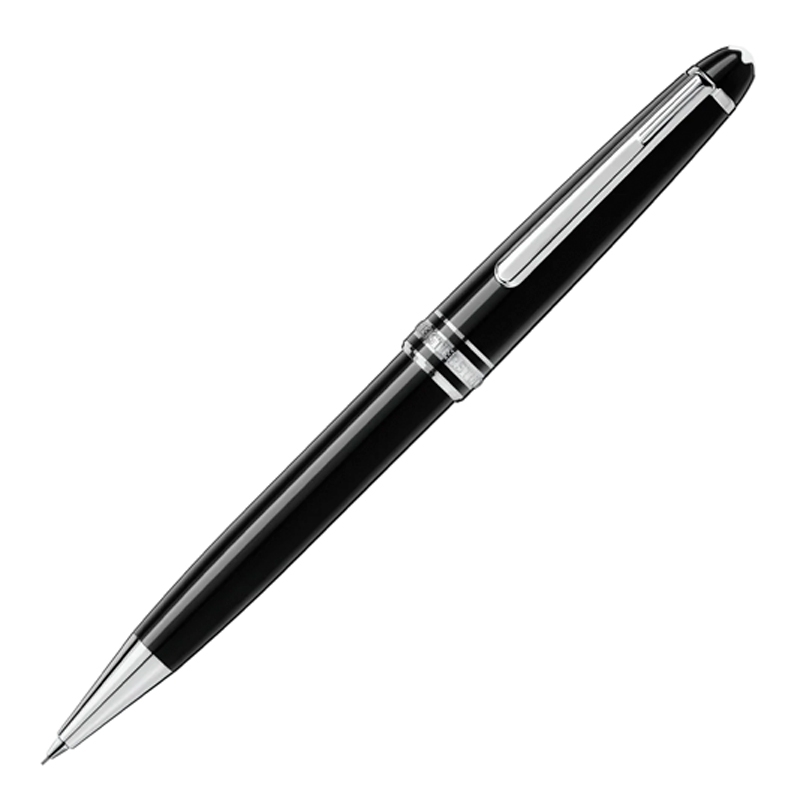 Portaminas Montblanc Meisterstück Classique en negro y platinado, 132448.
