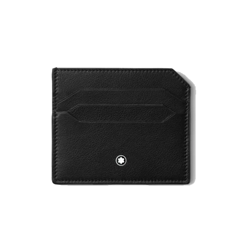 Portatarjetas Meisterstück Selection Soft con 6 ranuras en negro, 130049.